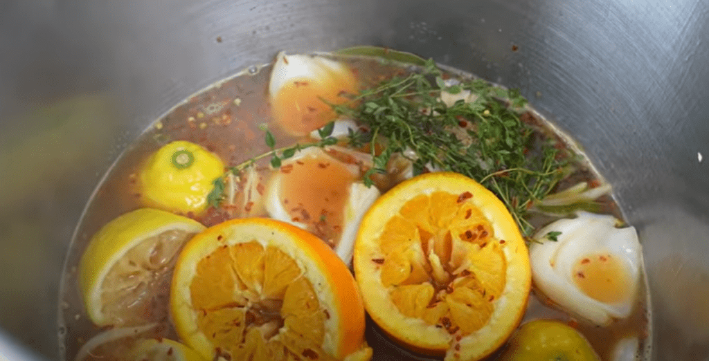 seafood boil preparation